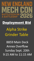 Deployment Bid: Alpha Strike Grinder Table