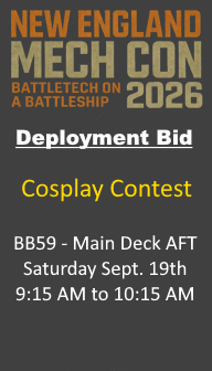 Deployment Bid: Cosplay Contest