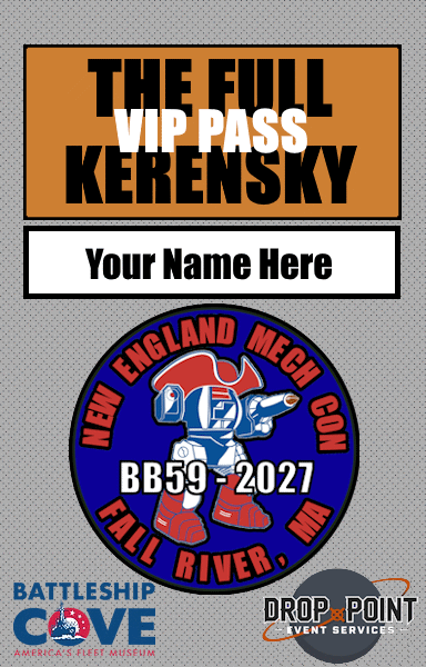 The Full Kerensky VIP Pass - New England Mech Con 2027