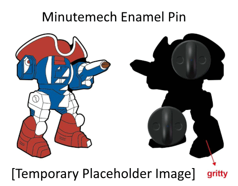 Minutemech Enamel Pin