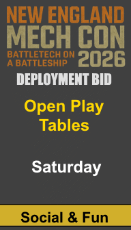 Deployment Bid: Saturday Open Play Tables