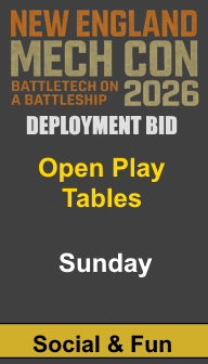 Deployment Bid: Sunday Open Play Tables