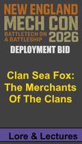 Deployment Bid: Clan Sea Fox Lore Panel