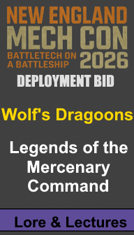 Deployment Bid: Wolfs Dragoon Lore Panel